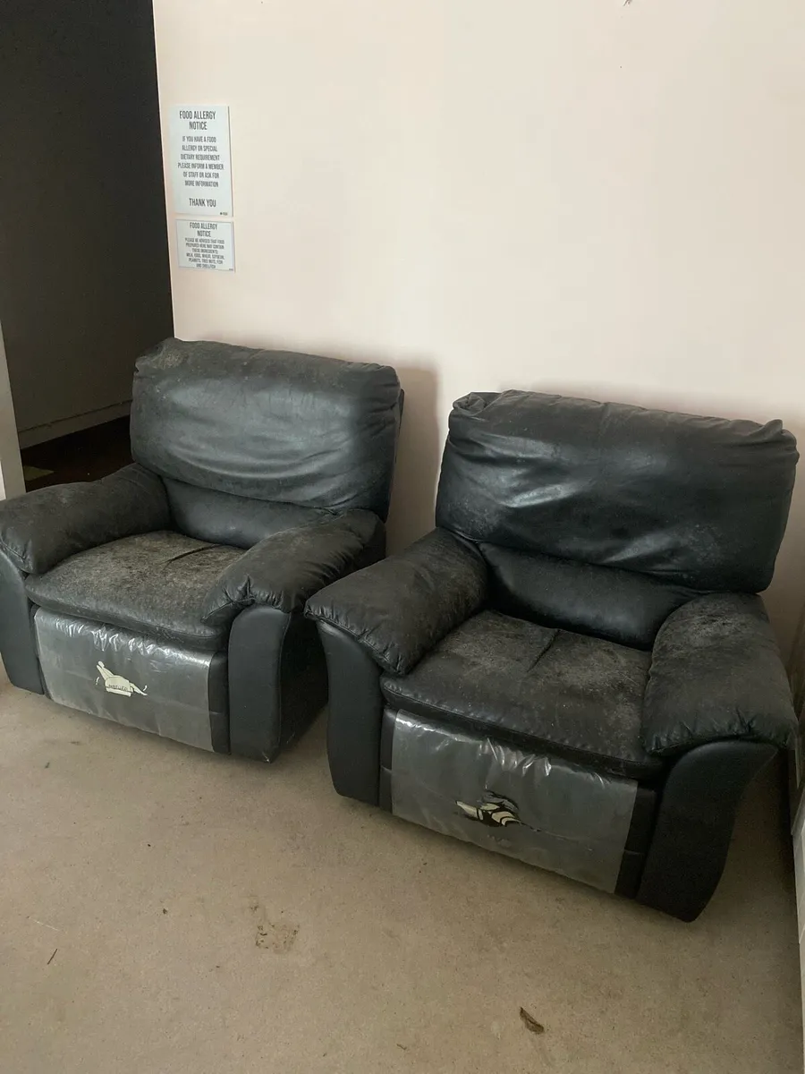 Black Arm chair - Image 1