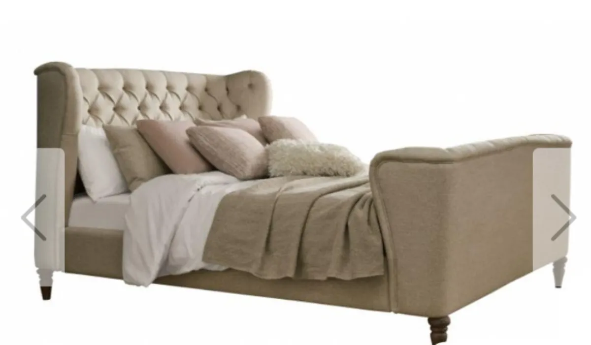 Super King bed frame & mattress - Image 2