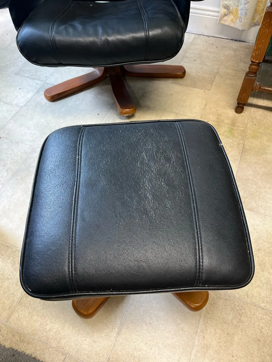 Leather arm chair - Image 4