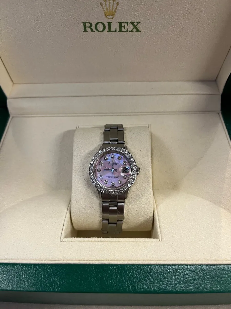 Rolex Datejust Pink Dial - Image 4
