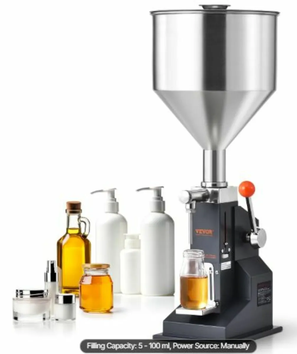 Manual Paste Liquid Filling Machine, 5-100ml - Image 1