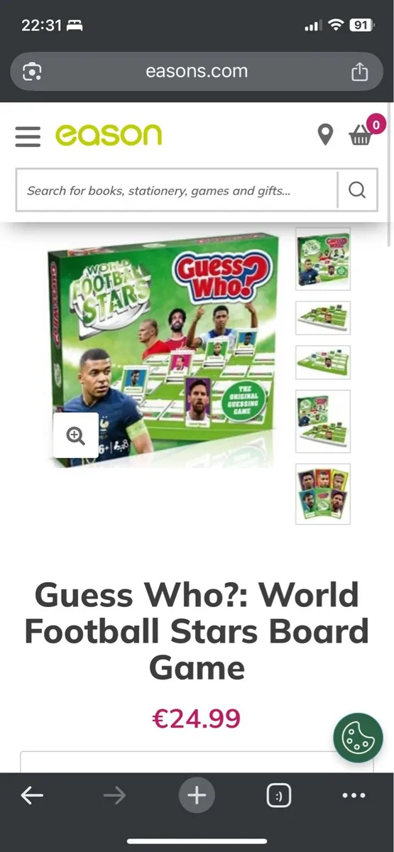 Guess Who! World Football Stars Board Game - Image 1