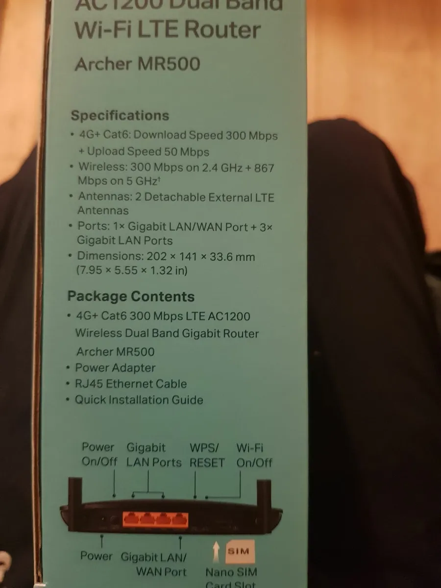 Router,  Archer MR 500 AC1200 Dual Band LTE Router - Image 4