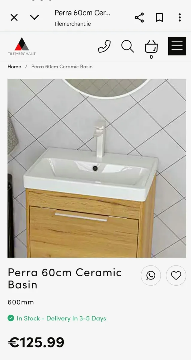 Ceramic Basin Sink - Image 3