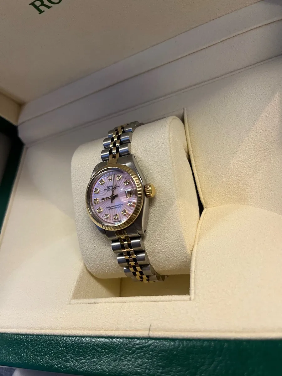 Rolex Datejust Pink Dial - Image 1
