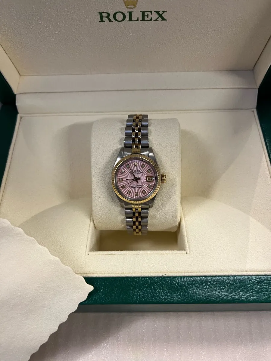 Rolex Datejust Pink Dial - Image 3