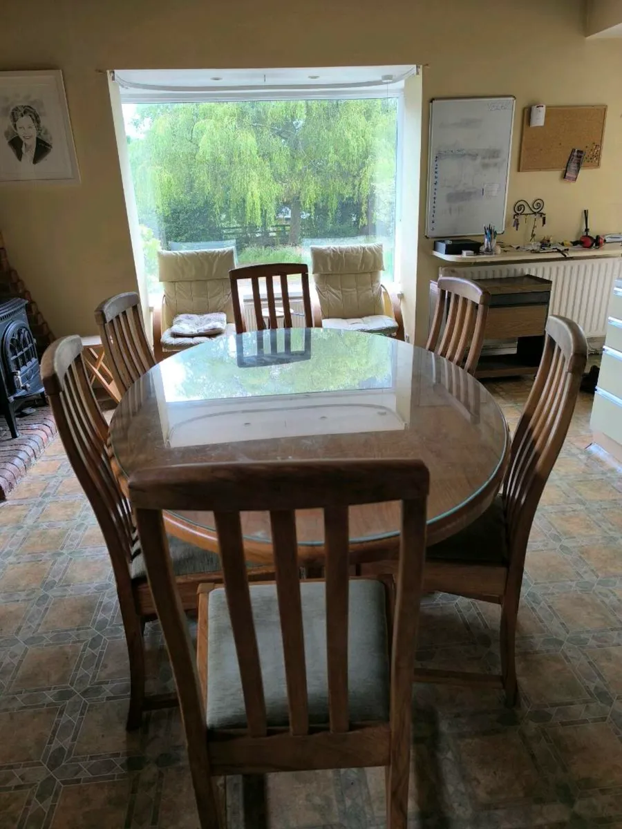 Dining room table and chairs