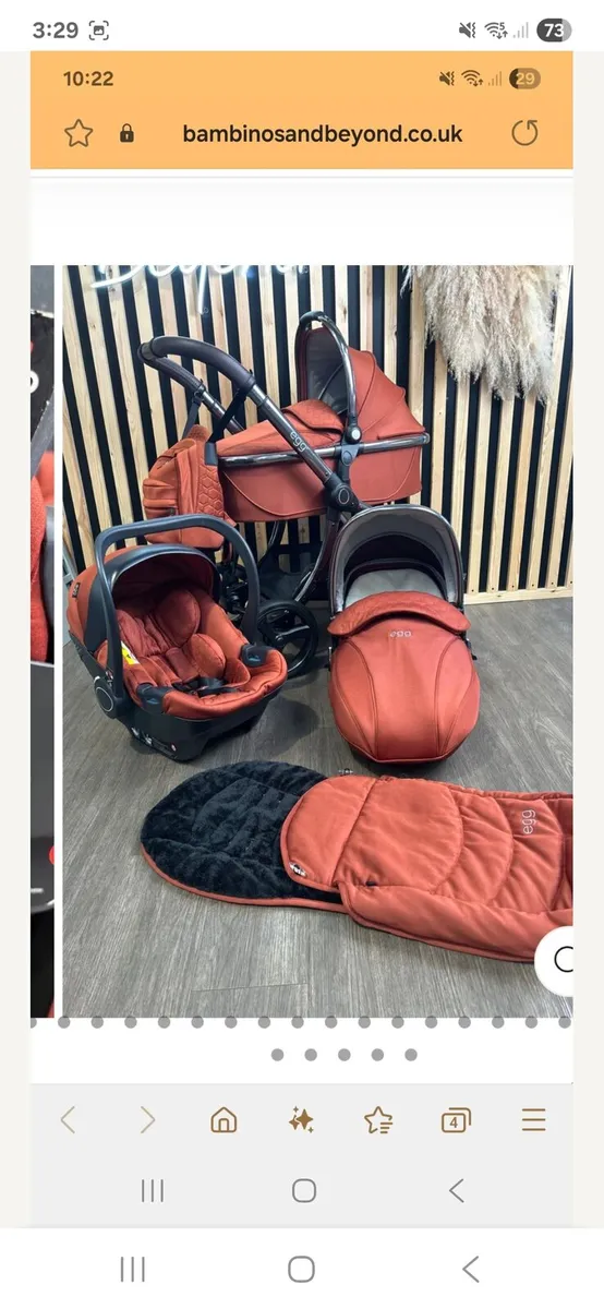 egg2 Travel System - Paprika - Image 1