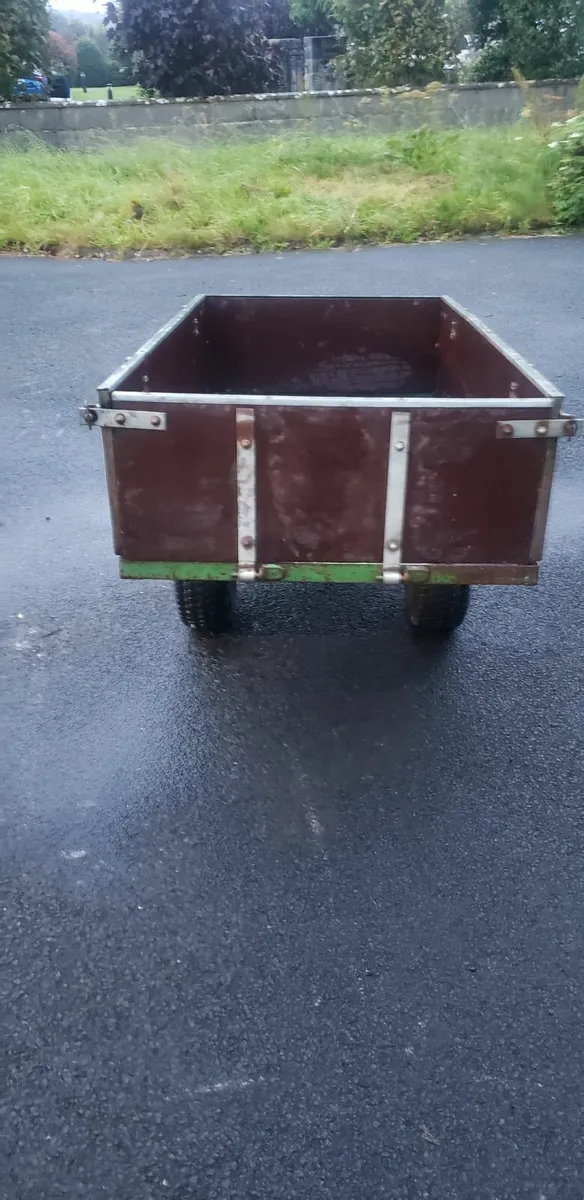 sch garden quad tipping trailer heavy duty 500kgs - Image 4