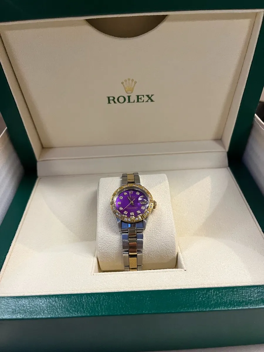 Rolex Datejust Purple Dial - Image 2