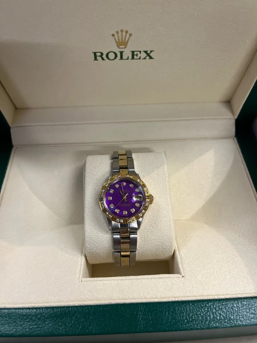 Rolex Datejust Purple Dial - Image 3