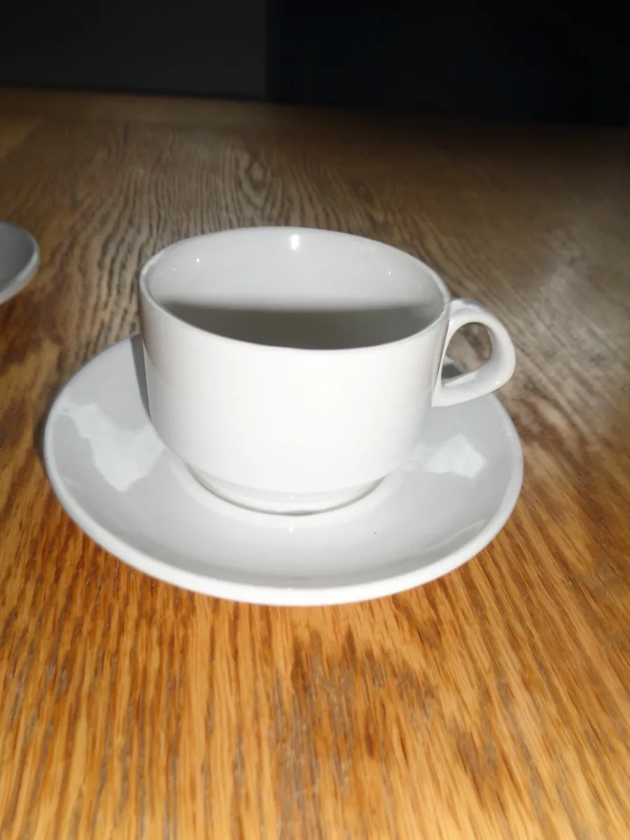 Nespresso Cups and Saucers x 2 for Sale - Image 3