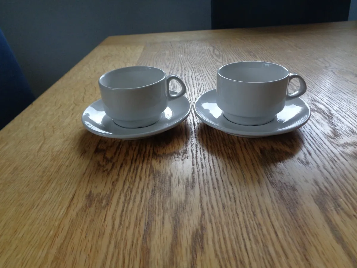 Nespresso Cups and Saucers x 2 for Sale - Image 1