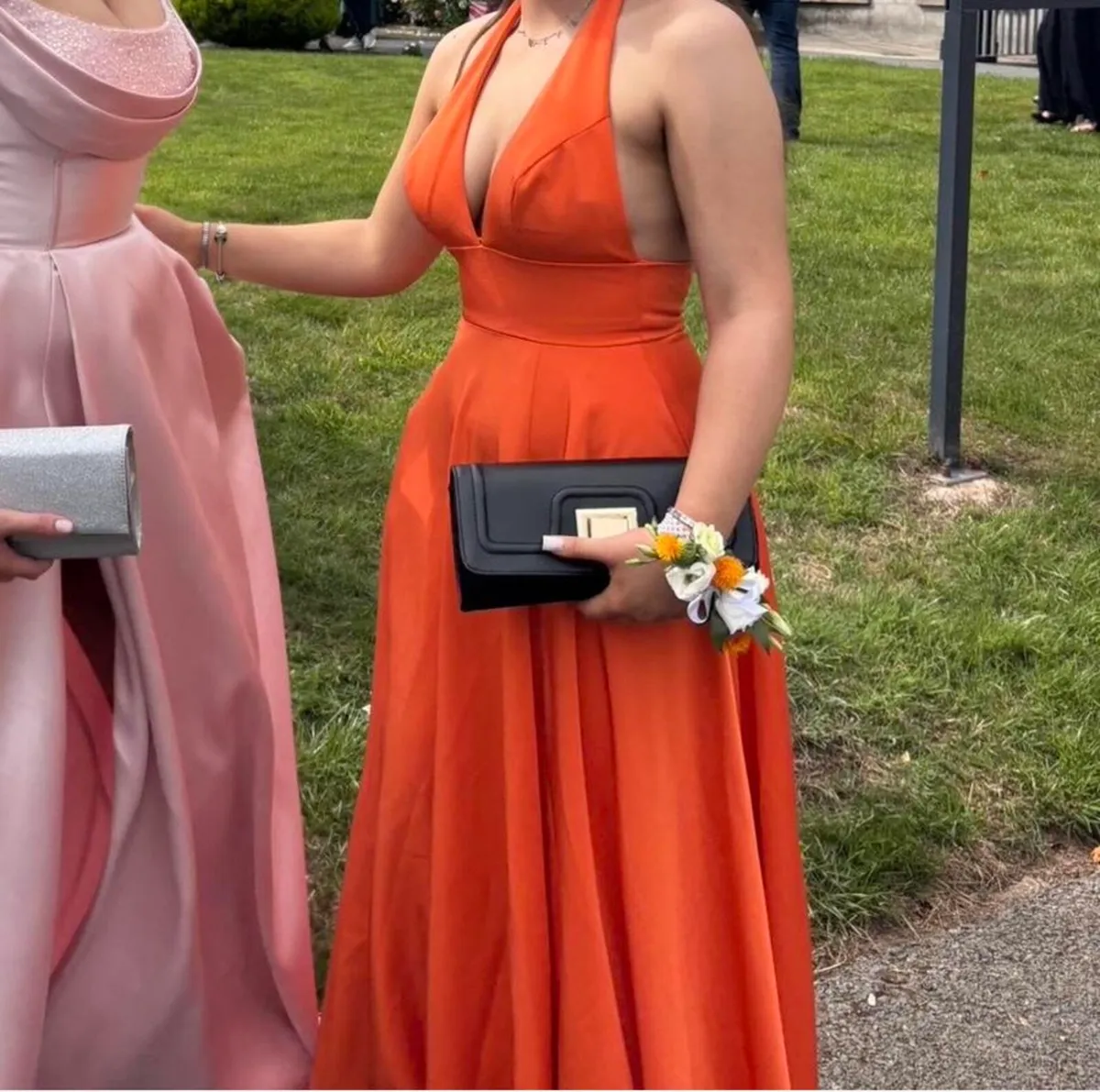 Orange Dani’s closet debs dress - Image 2