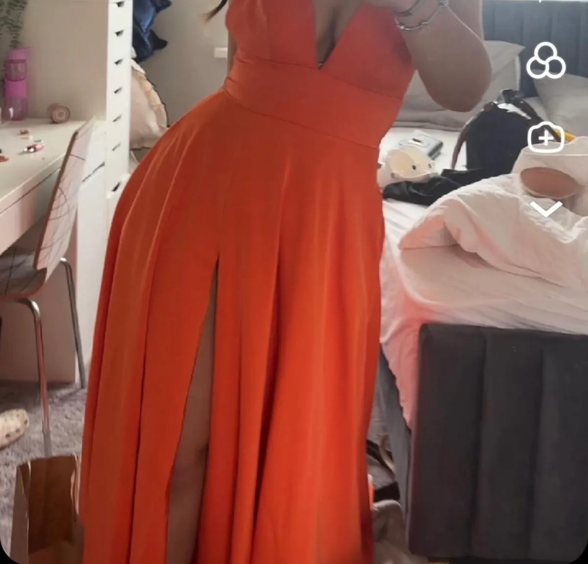 Orange Dani’s closet debs dress - Image 4