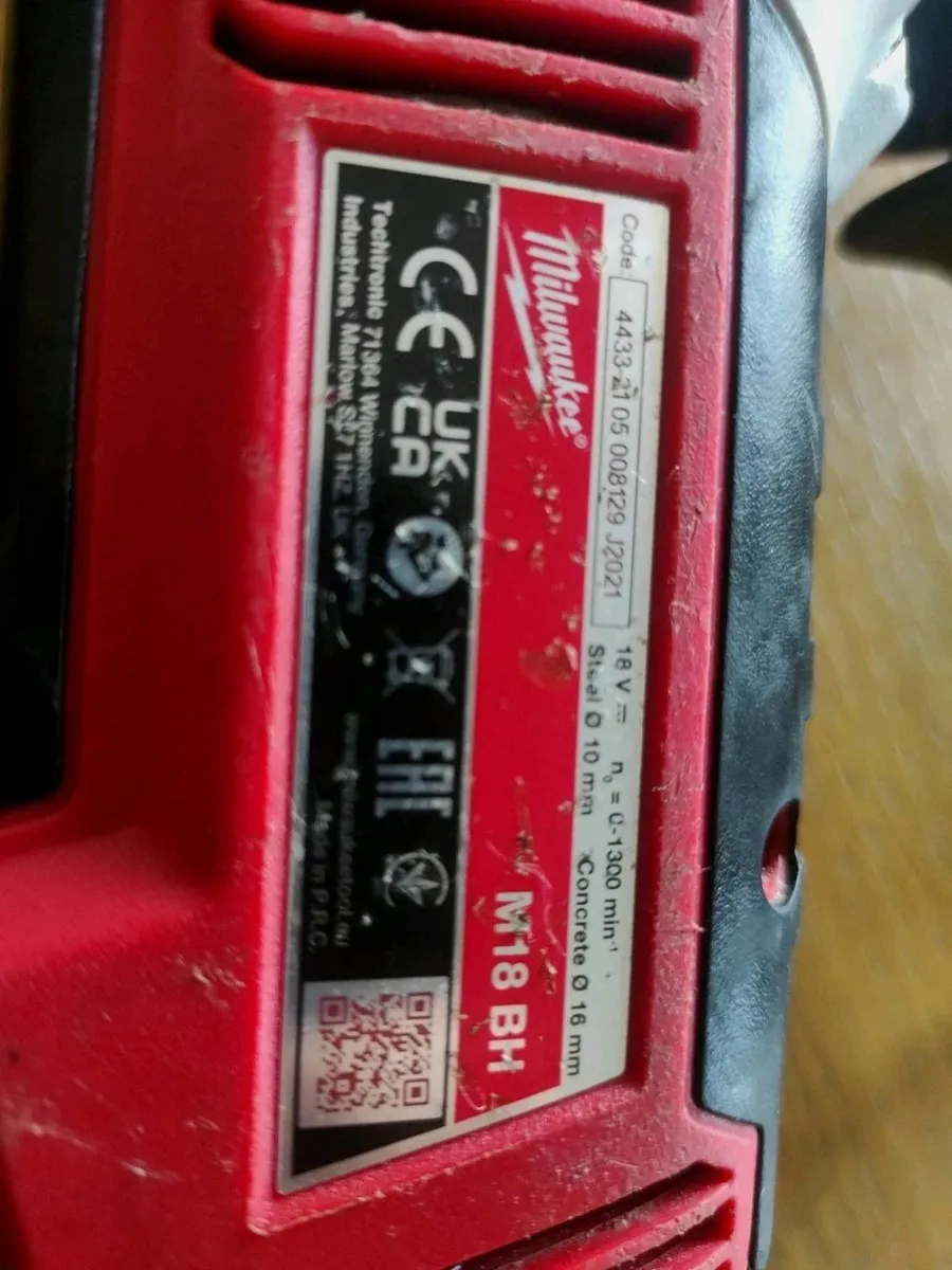 Milwaukee M18 BH-0 DRILL Dowel - Image 4