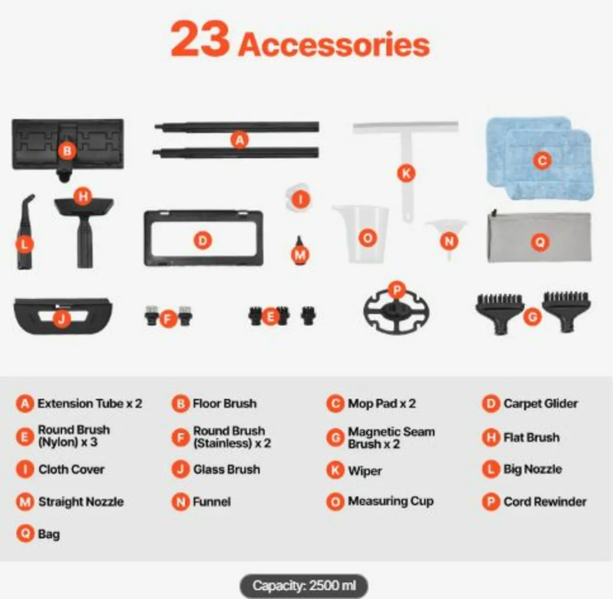 Steam Cleaner Multipurpose Steamer - Image 2