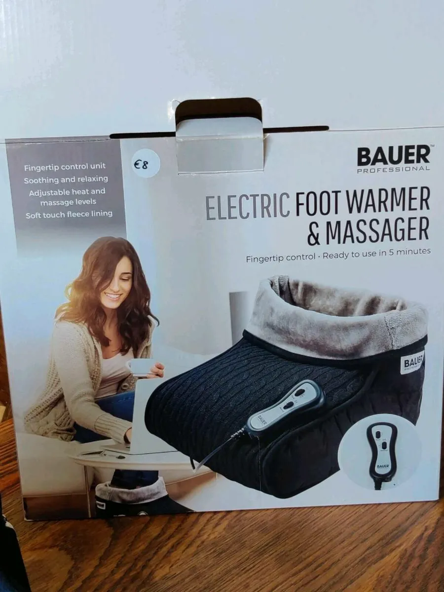 ELECTRIC FOOT WARMER & MASSAGER, New In Box ! - Image 4