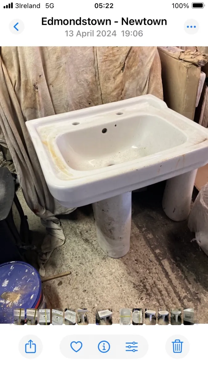 Bathroom sinks and pedestals - Image 2