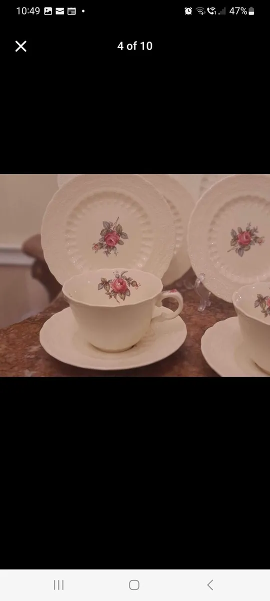 Superior SPODE teaset including dinner plates - Image 4