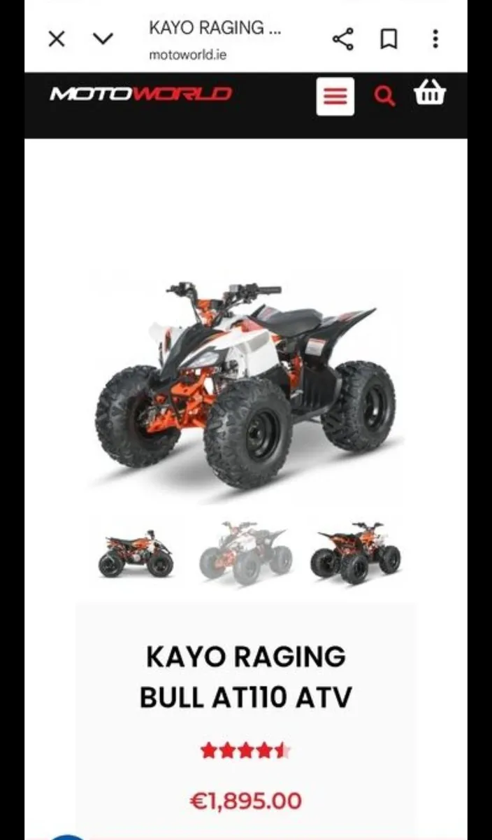 Kayo quad RAGING 110cc NEW - Image 1