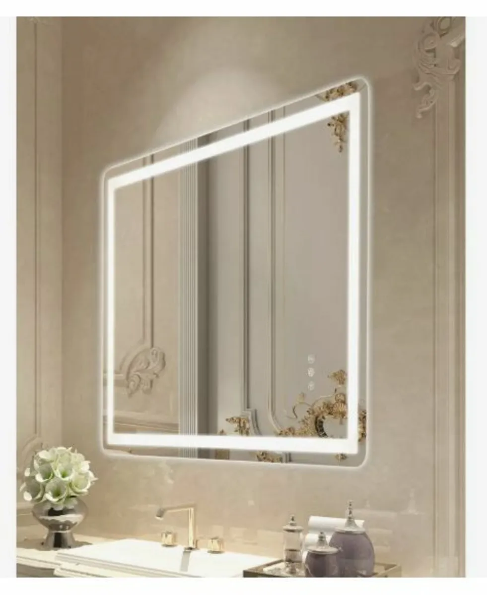LED Bathroom Mirror 3 Color - Image 1