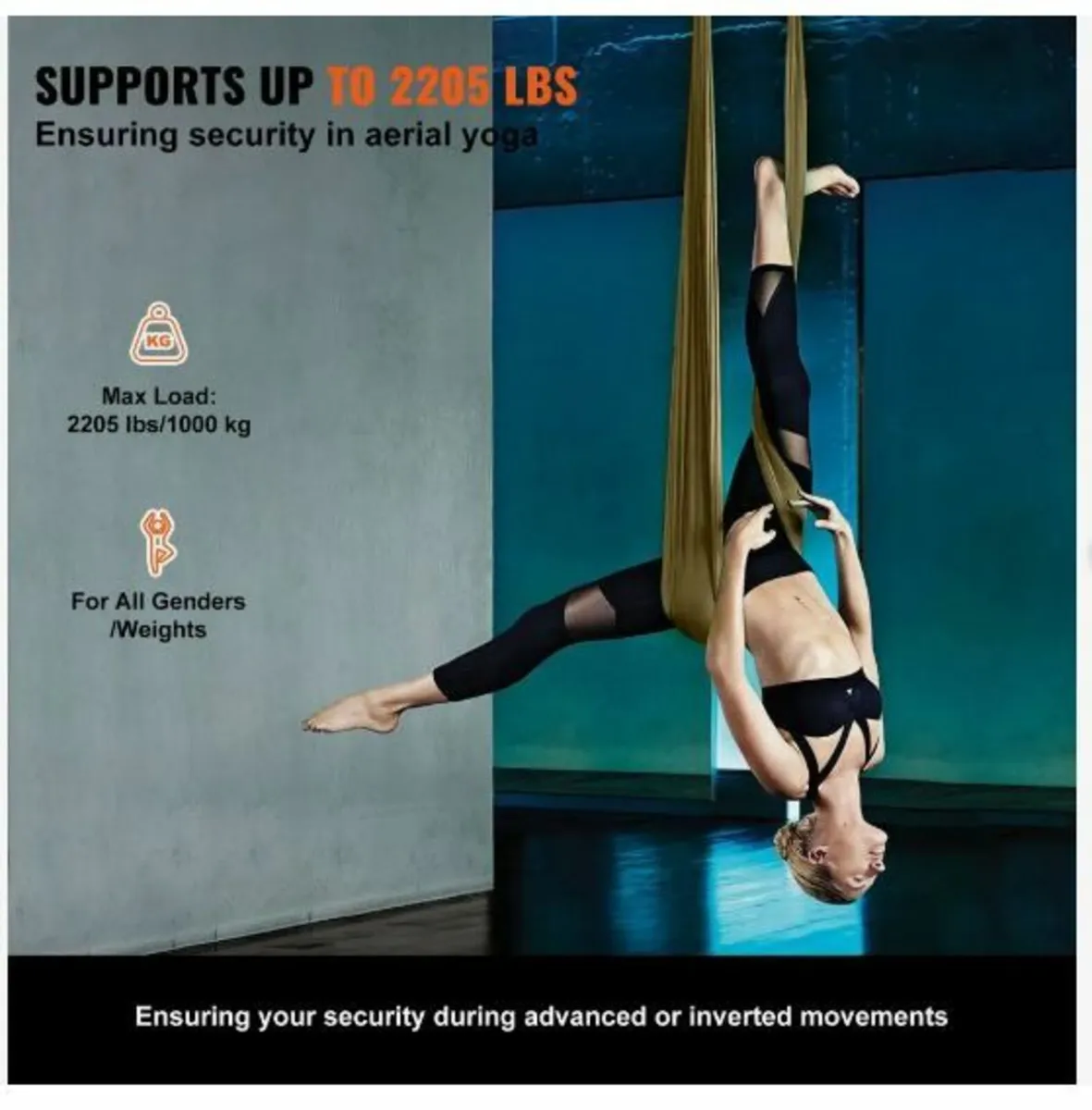 Aerial Yoga Hammock & Swing - Image 2