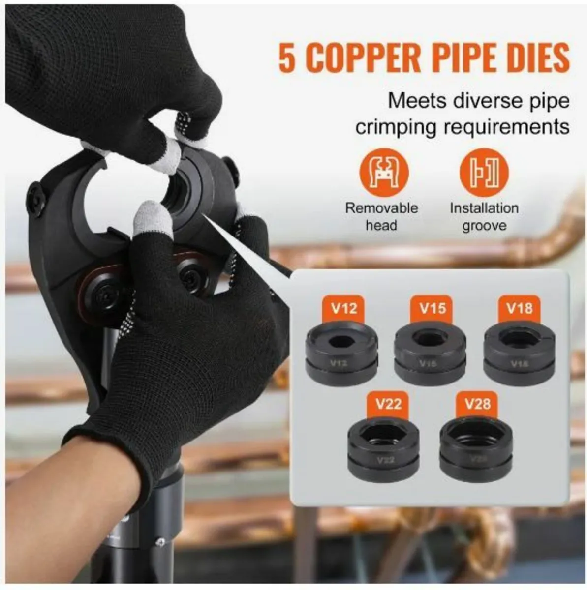 Copper Tube Fittings Crimping Tool - Image 1