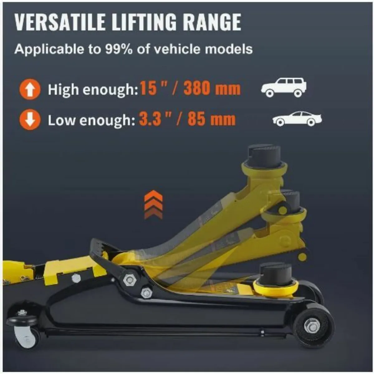 Floor Jack, 2.5 Ton Low Profile Floor Jack - Image 3