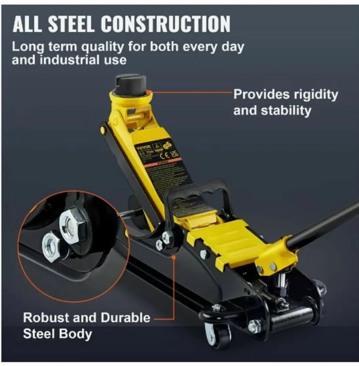 Floor Jack, 2.5 Ton Low Profile Floor Jack - Image 4