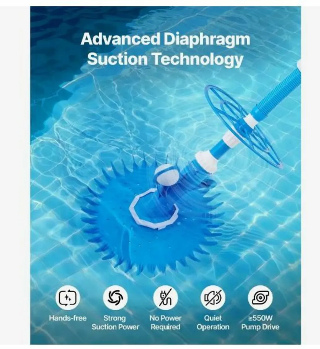 Suction Pool Cleaner Vacuum Cleaner 12 - Image 3