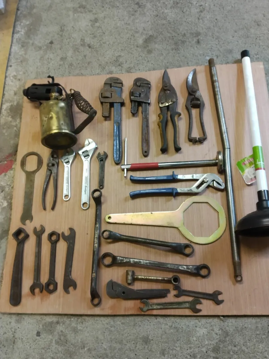 Vintage Plumber's tools lot