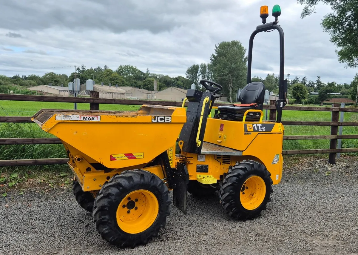 2021 JCB 1T-2 HI TIP DUMPER 600 HOURS - Image 2
