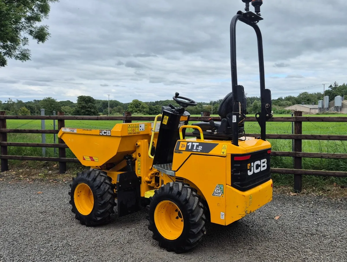 2021 JCB 1T-2 HI TIP DUMPER 600 HOURS - Image 4