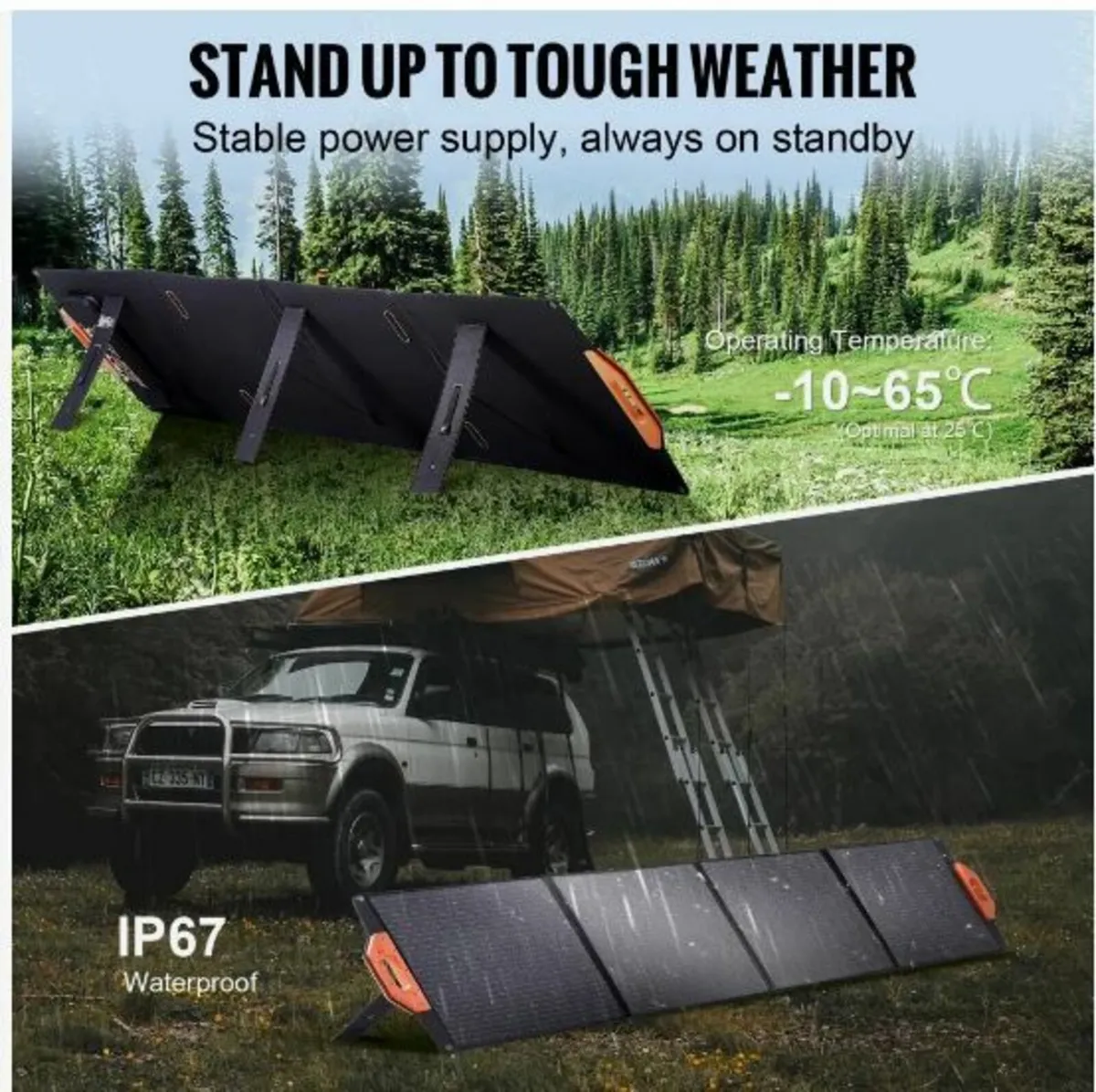 Portable Monocrystalline Solar Panel 200W - Image 3