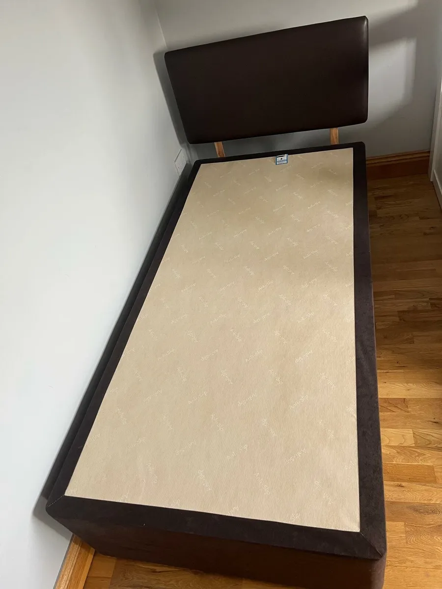 3' bed base and headboard - Image 1