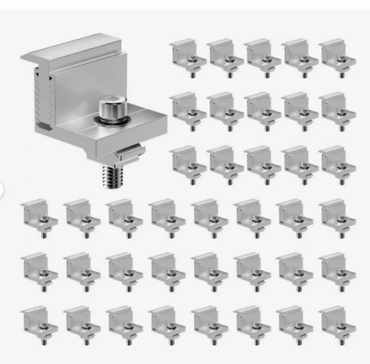 Solar Panel Z Mounting Bracket 35-50mm - Image 1