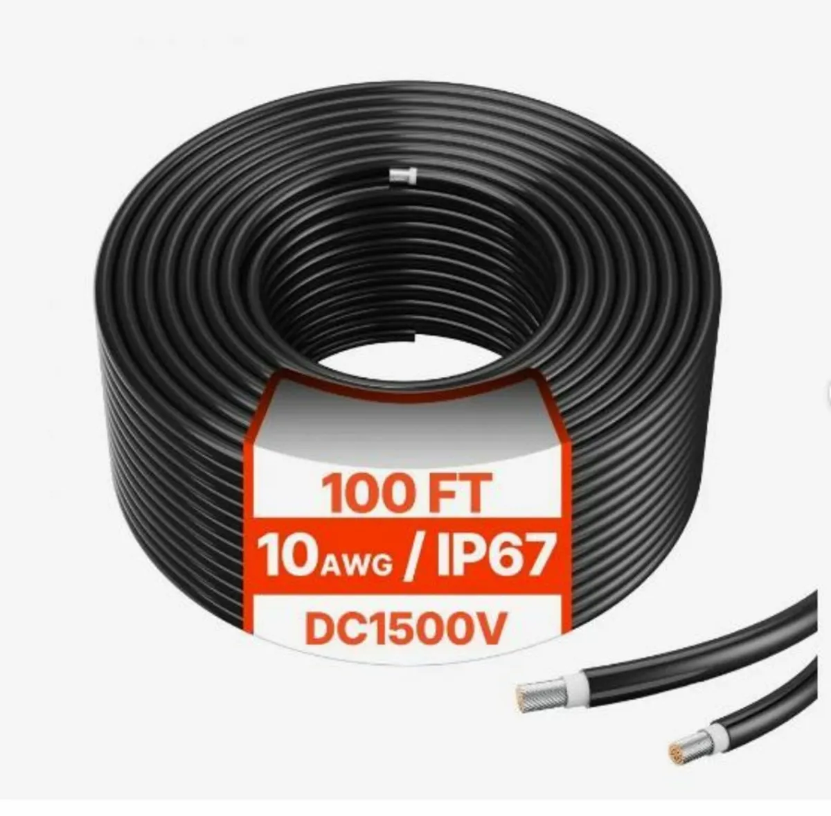 30.48m/100FT Solar Panel Extension Cable - Image 1