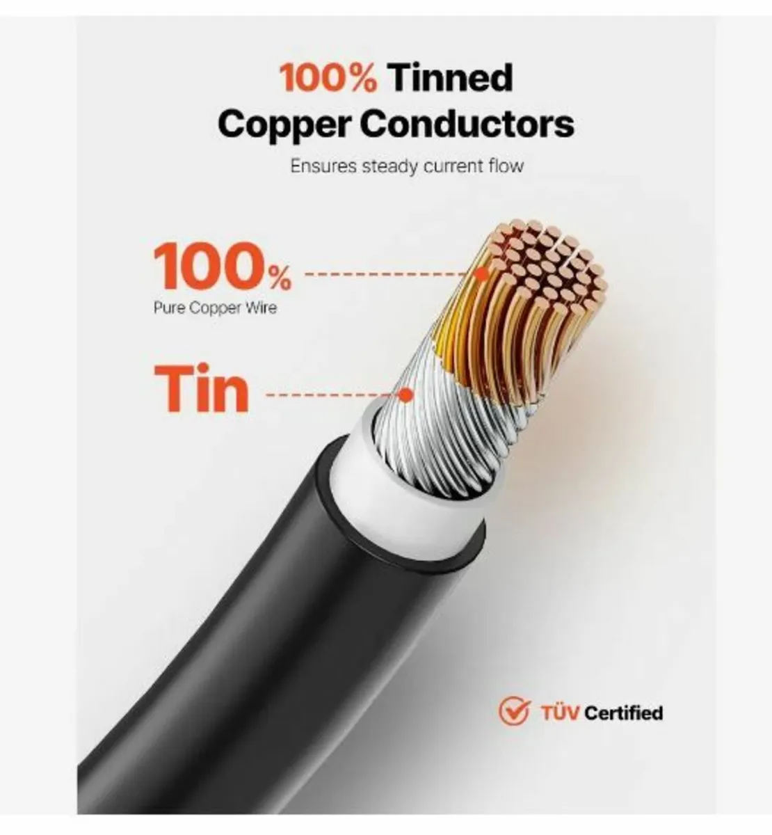 30.48m/100FT Solar Panel Extension Cable - Image 3