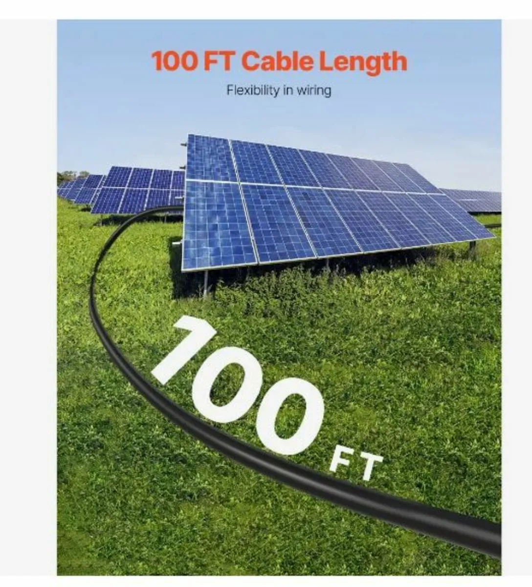 30.48m/100FT Solar Panel Extension Cable - Image 4