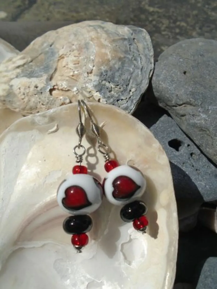 Handmade drop earrings.Gift, Jewellery - Image 2