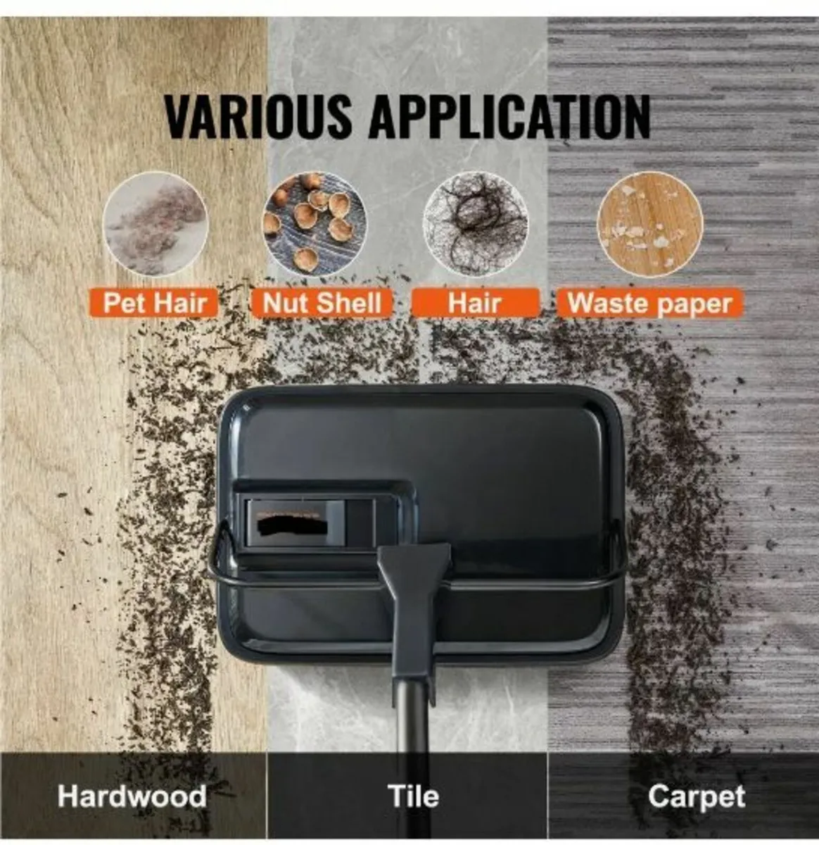 Carpet Sweeper, 20 cm Sweeping - Image 2