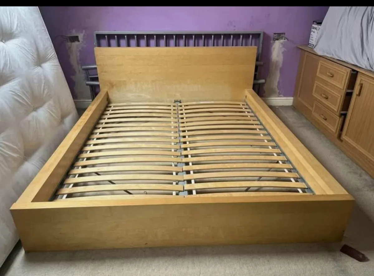 King size bedframe - Image 1