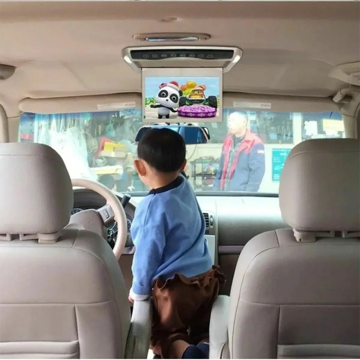 Flip Screen Car Roof Monitor 10.1" MP5 Player - Image 4