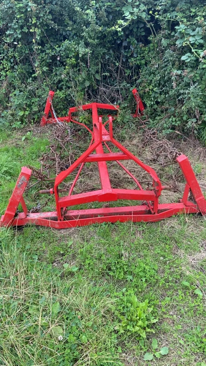 Chain harrow and land leveller frame - Image 2