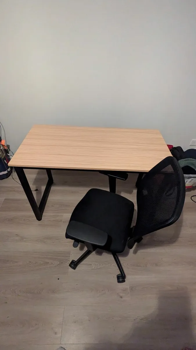Desk and Office Chair - Image 1