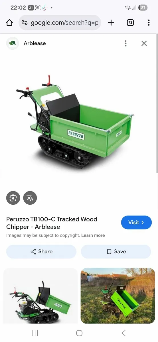 Wood Chipper on tracks no vat - Image 2