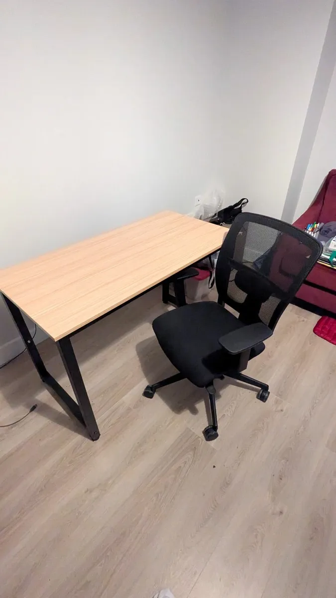 Desk and Office Chair - Image 2