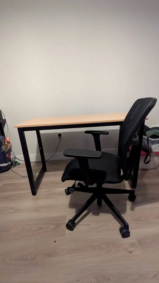 Desk and Office Chair - Image 3
