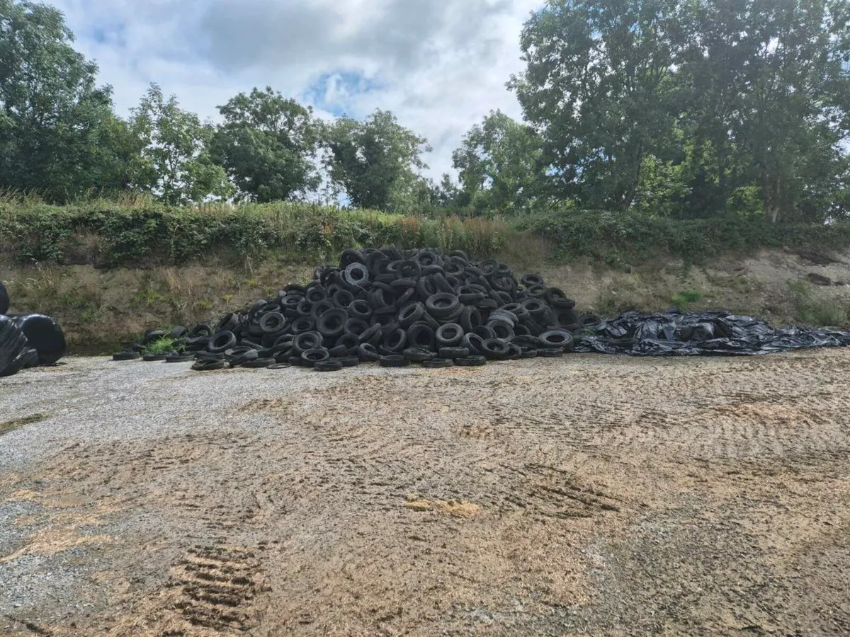 Tyres for silage pit